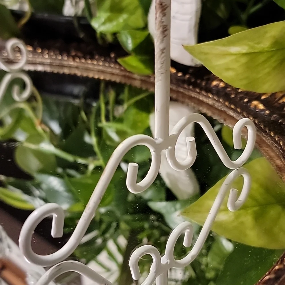 🌼 Jewelry Display Holder Costal white wash Metal - Picture 6 of 7